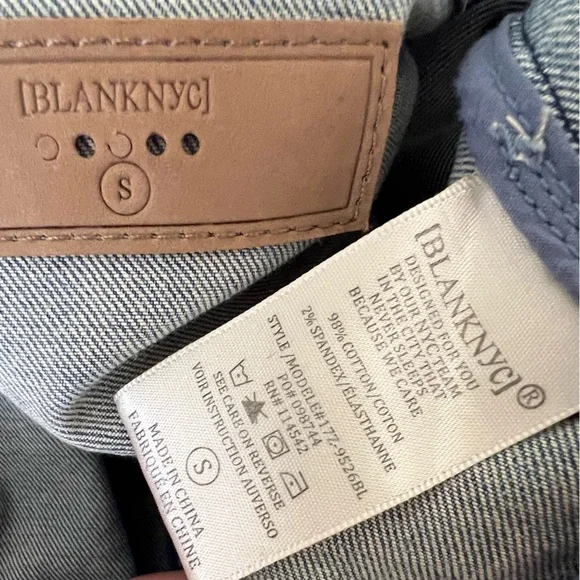 BLANK NYC embroidered jean jacket - Picture 14 of 14